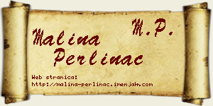 Malina Perlinac vizit kartica
